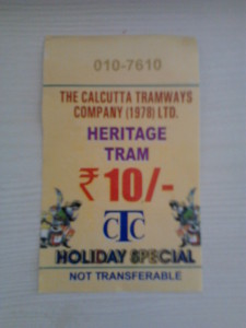 Tram ticket