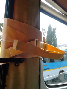 Bus-door tied