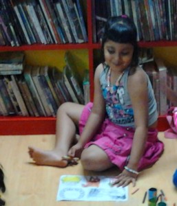 01. Tarini at Friends Library