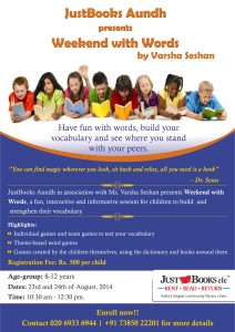 Workshop at JustBooks Aundh