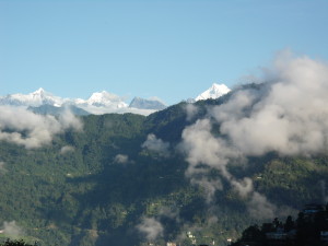 Mountains in Gangtok