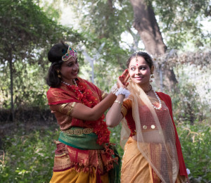 Krishna and Radha on Basant Utsav