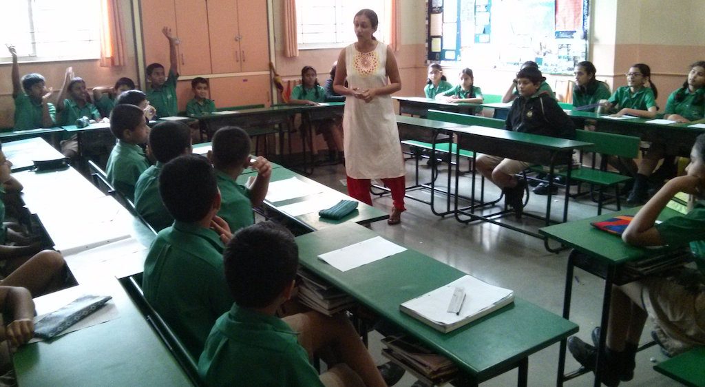 Creative Writing workshop at Vidya Valley