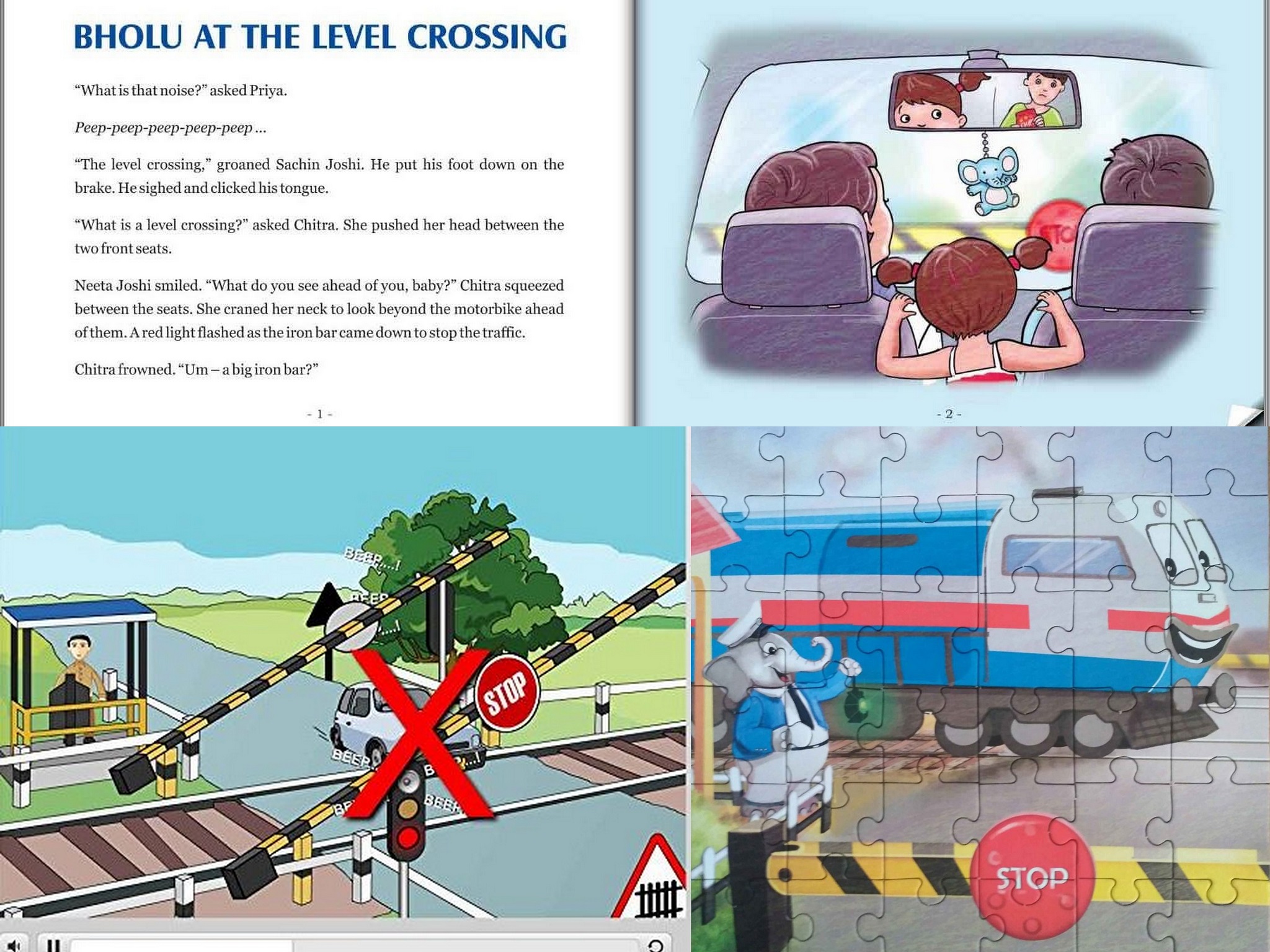 Bholu at the Level Crossing Activity Kit