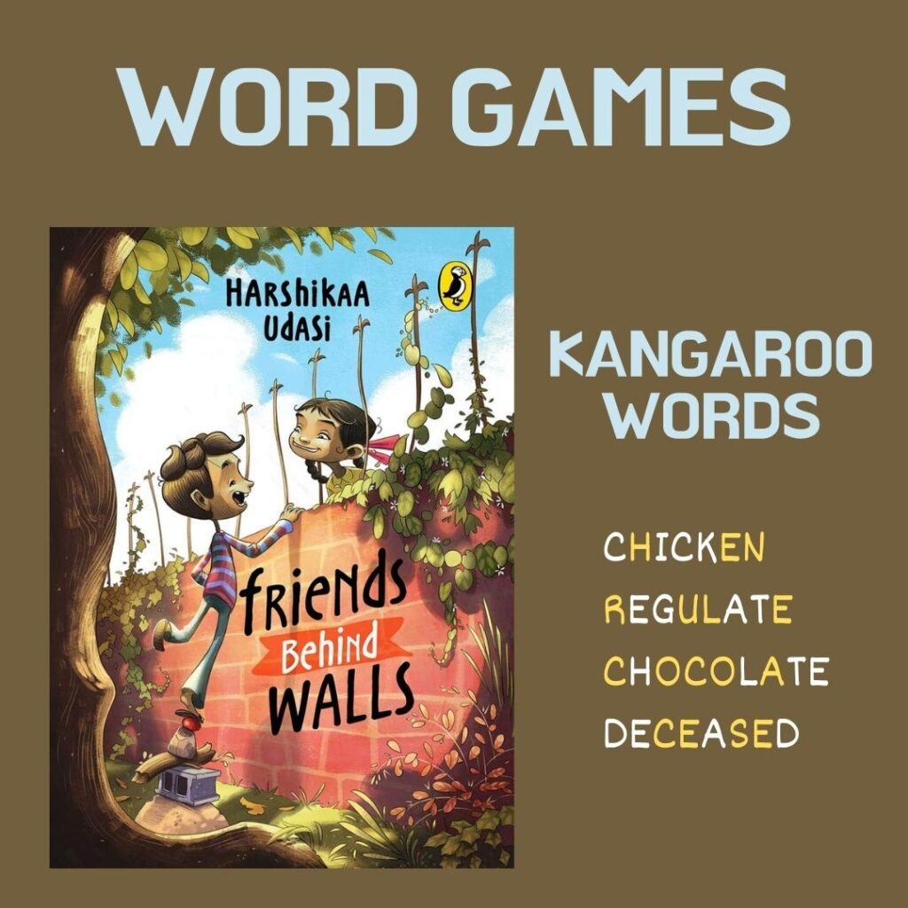 Text:
Word Games
Kangaroo Words
cHickEN
RegULatE
ChOCOlAte
DEceAseD