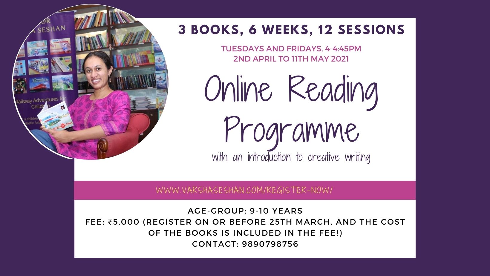 Online Reading Programme 9 to 10 Apr 21 Landscape