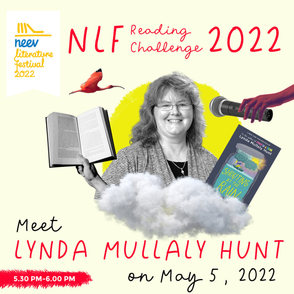 Event poster - NLF Reading Challenge 2022
Meet Lynda Mullaly Hunt